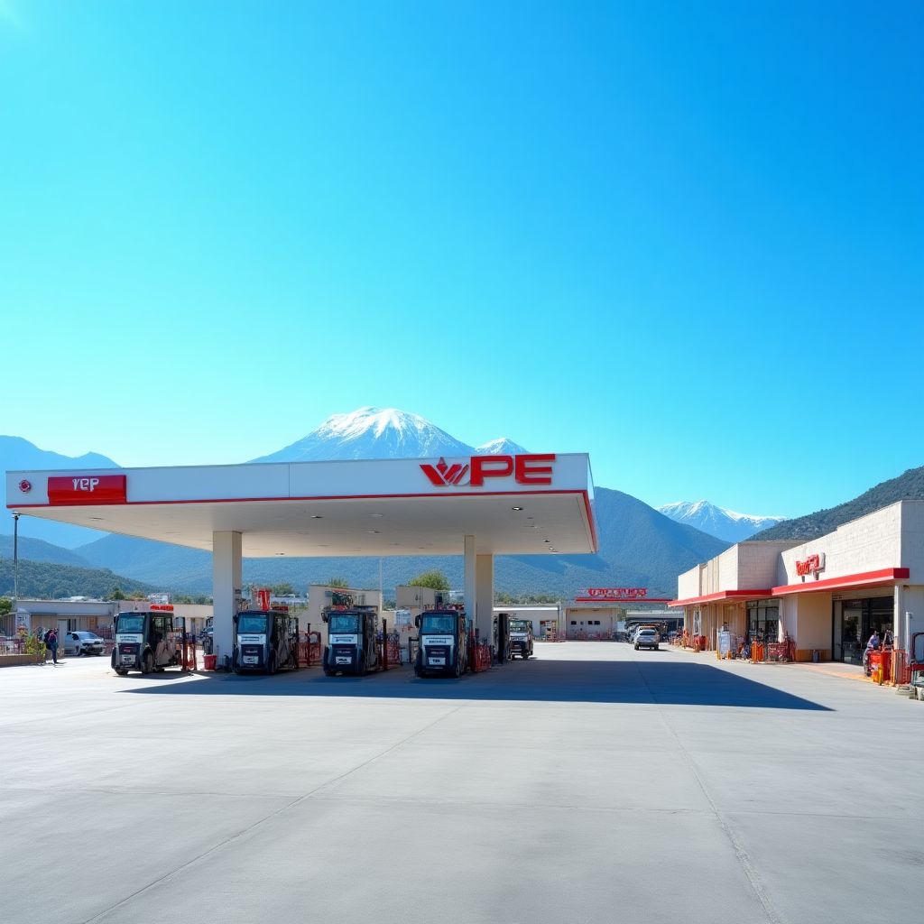 Estación YPF moderna